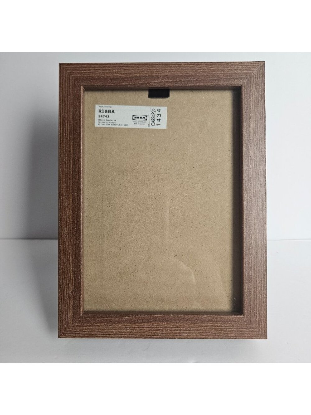 Picture Frame 5x7 Brown Wood Photo Frame IKEA RIBBA 6x8 Wall Tabletop Glass